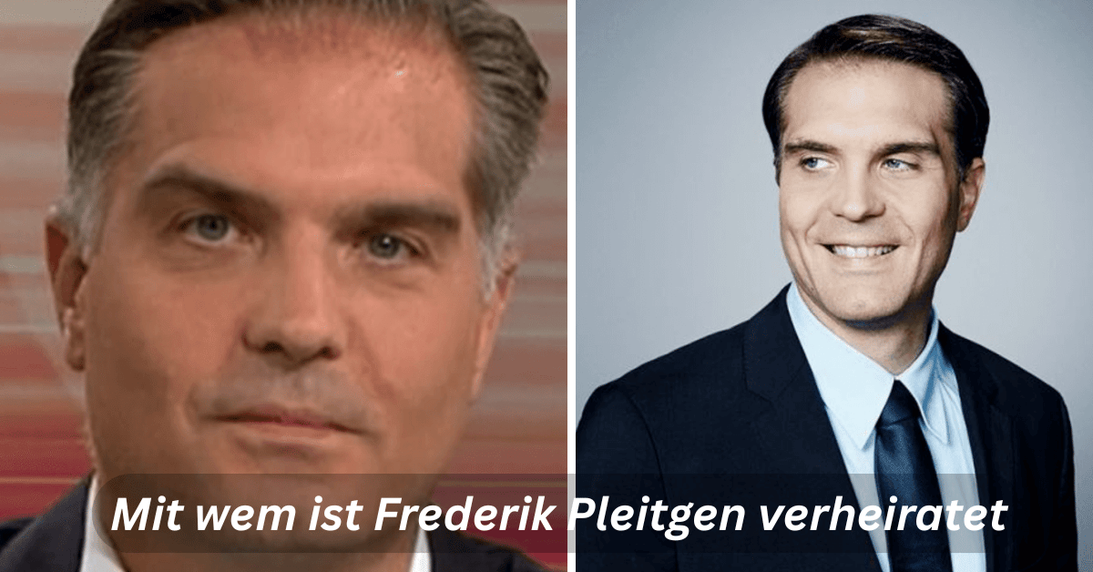mit wem ist frederik pleitgen verheiratet